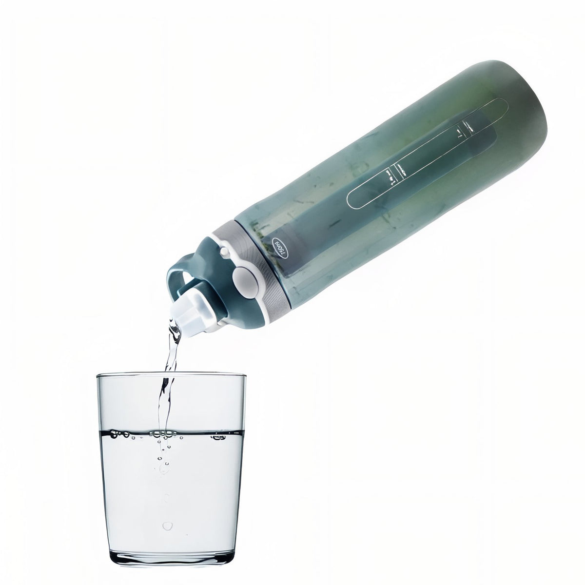 Hiking Filter Water Bottle - Green - 750ml