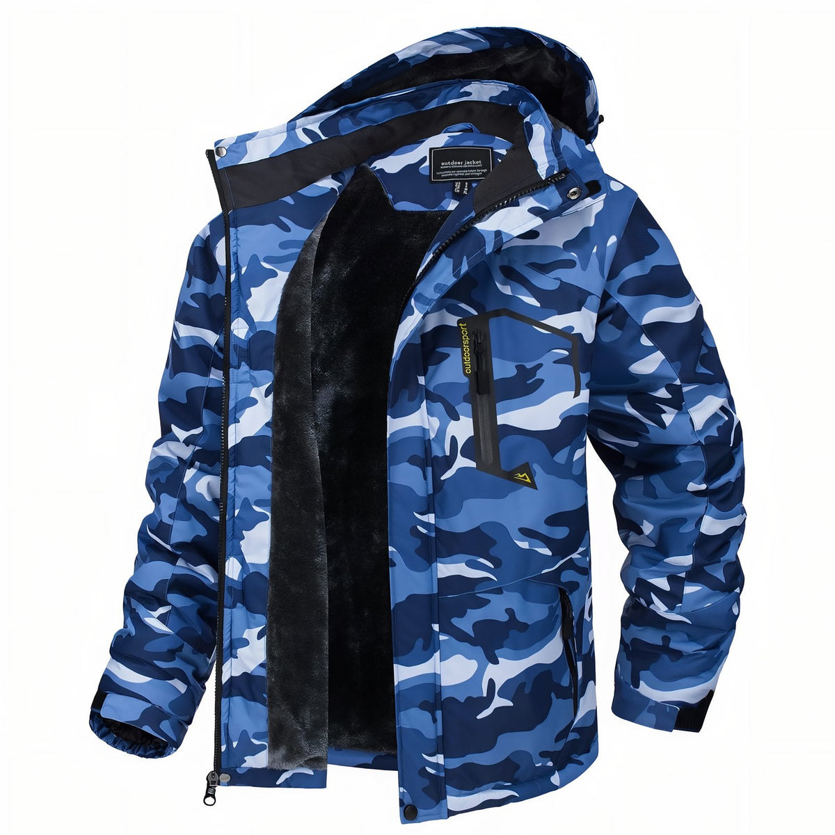 Veste Camouflage Randonnée - Bleu