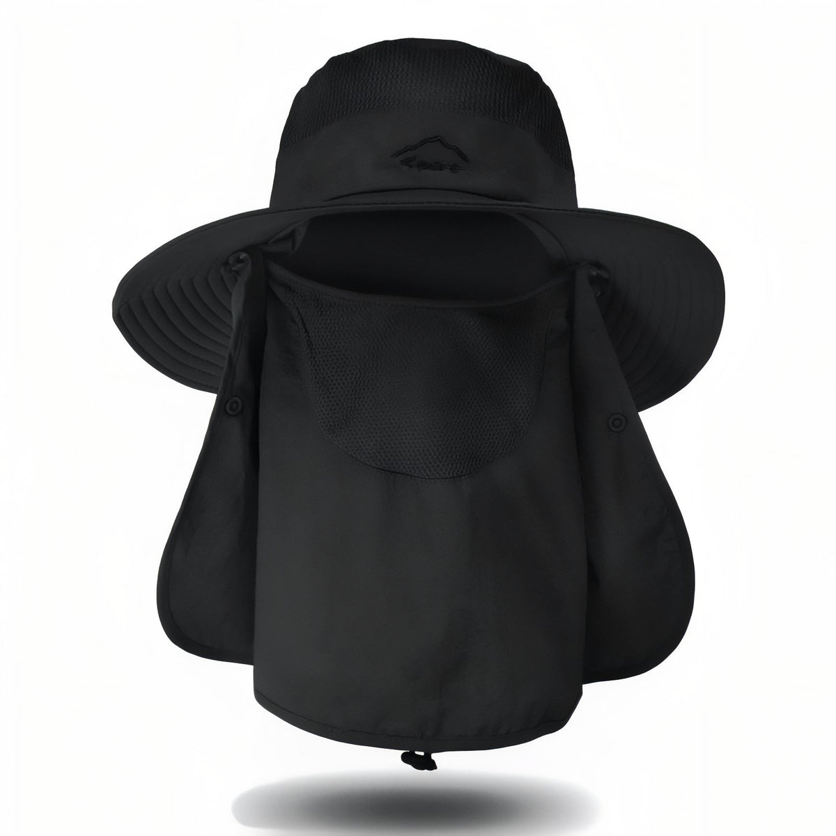 Chapeau Randonnée Anti UV - Noir - 56-62CM