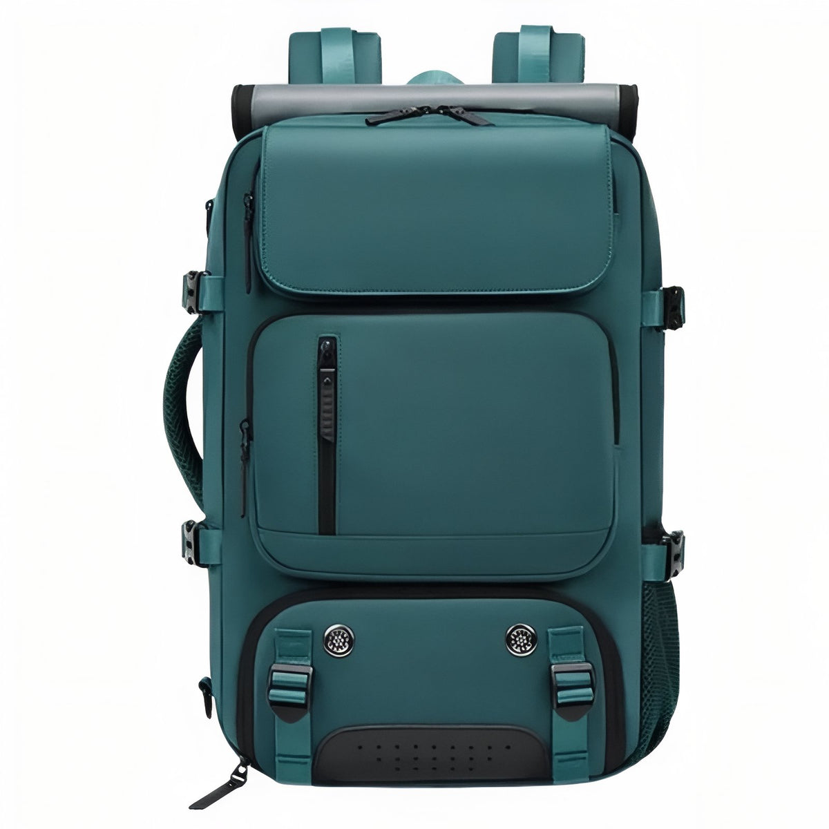 Practical Multi-Compartment Travel Bag - Teal Blue